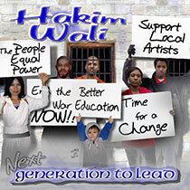 Hakim Wali's album cover: Next Generation to Lead