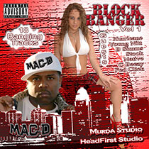 Mac-D's album cover: Block Banger vol 1