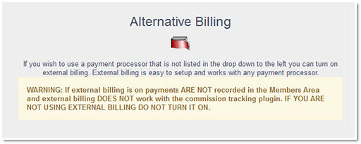 Alternative Billing