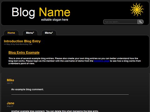 Blog Example