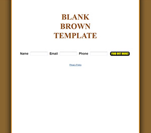 Blank Capture Page Template