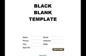 Black Blank Page